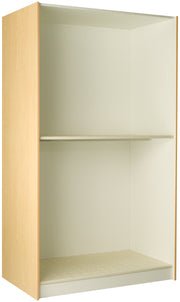 Deep Instrument Storage, Door Style: Open, Battle Creek Oak, 84"H x 48"W x 29"D, 225LB