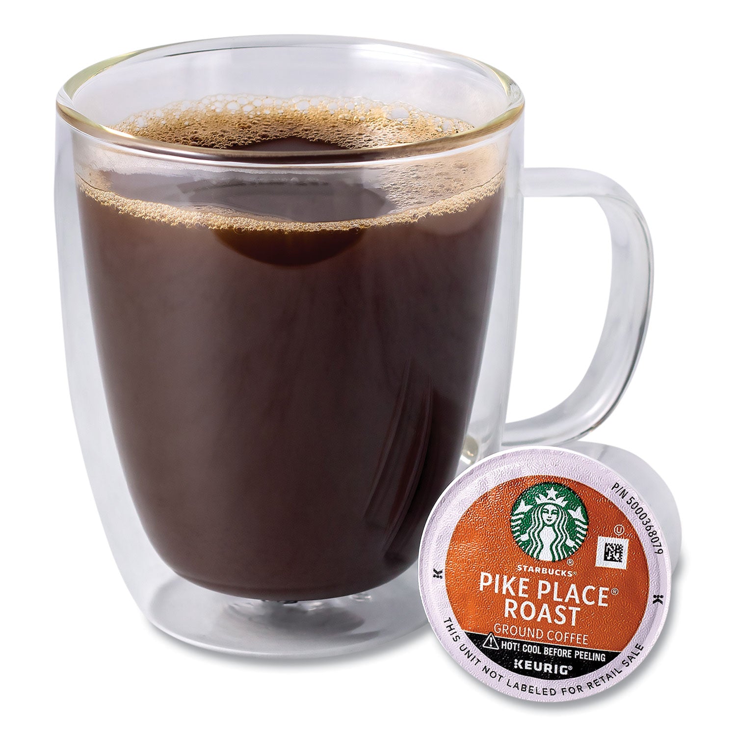 Green Rabbit K-Cup Coffee - Compatible with Keurig K-Cup Brewer - American - K-Cup - Pike Place Roast - 72 / Carton