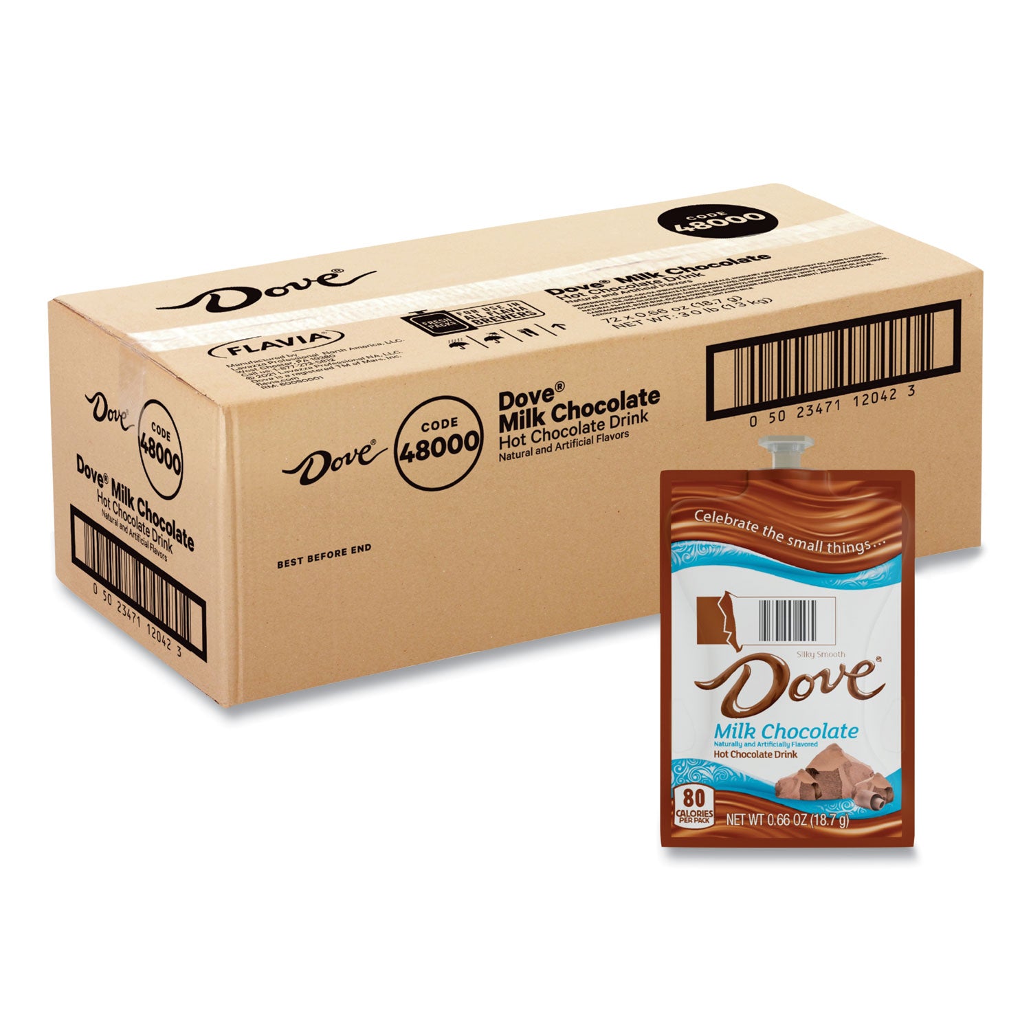 Hot Chocolate, Milk Chocolate - 72 / Carton