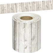 White Wood Straight Rolled Border Trim