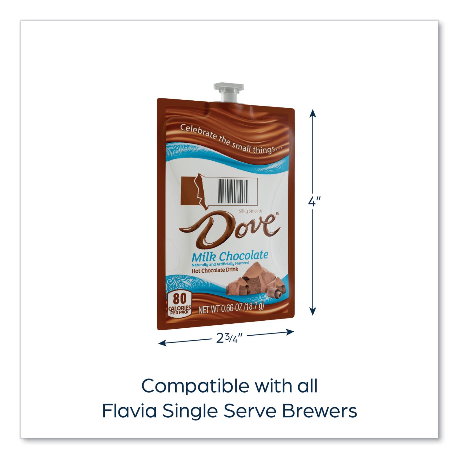 Hot Chocolate, Milk Chocolate - 72 / Carton