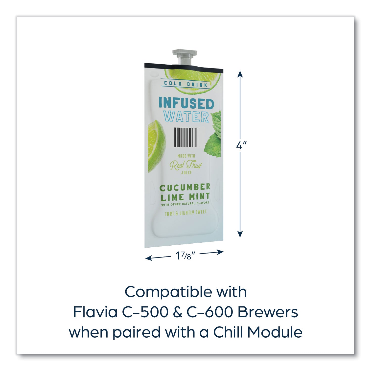 0.08 fl oz (2 mL) - Cucumber Lime Mint - 100 / Carton