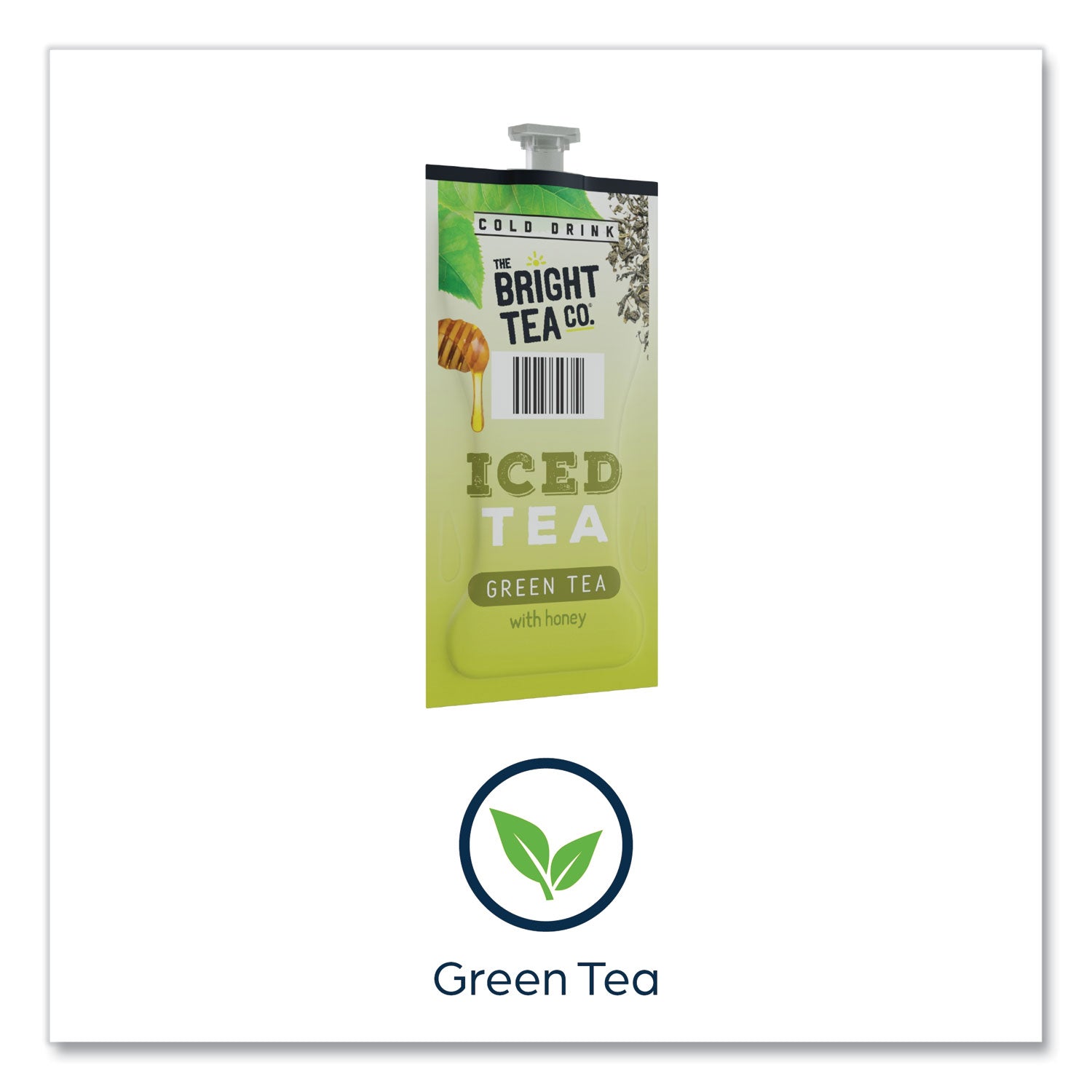 Compatible with Flavia Creation 300 with Chill Refresh Module, Flavia Creation 600 with Chill Module - Iced Green Tea - Caffeinated - Kosher - 100 / Carton