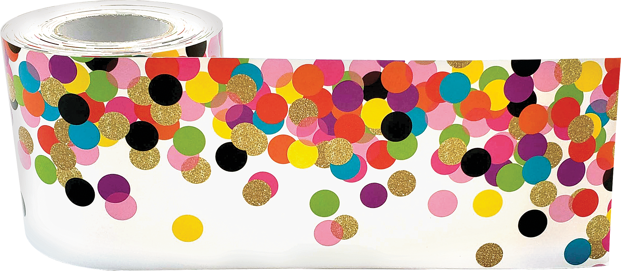 Confetti Straight Rolled Border Trim