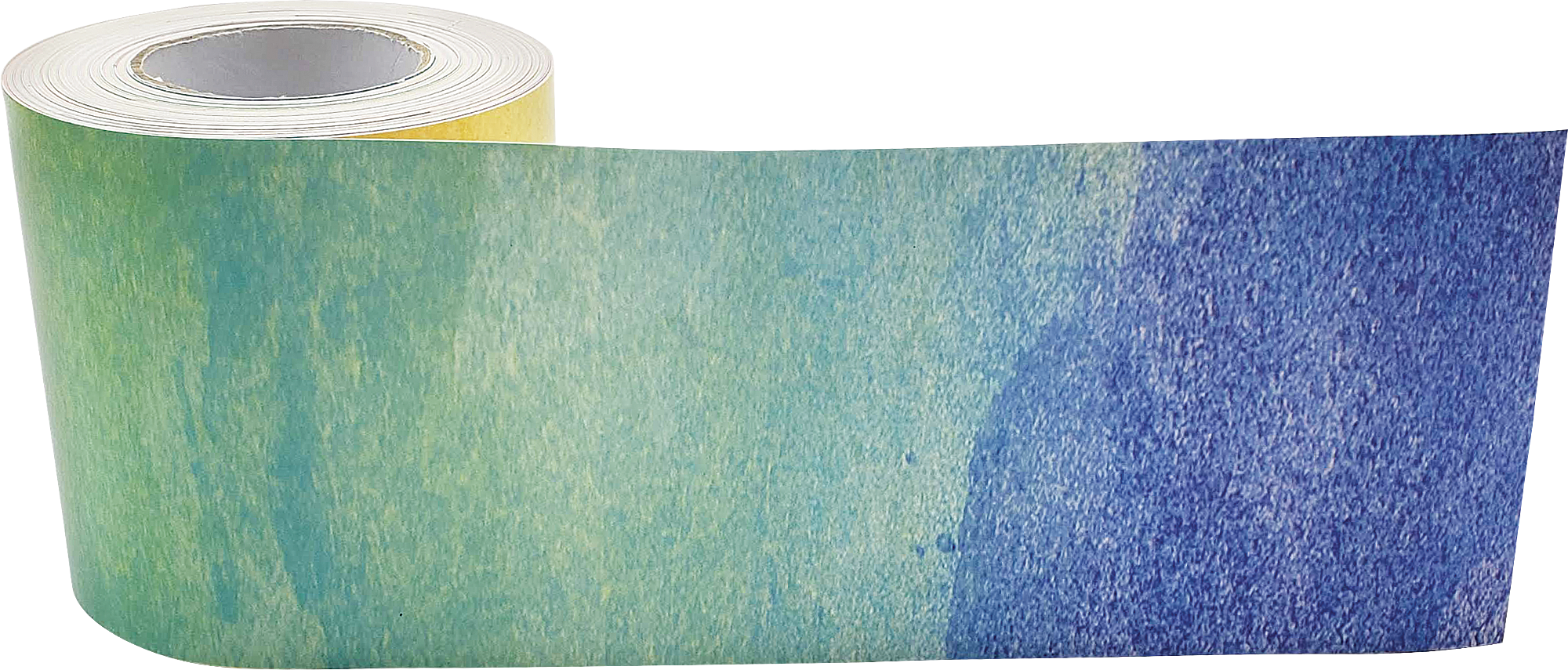 Watercolor Straight Rolled Border Trim