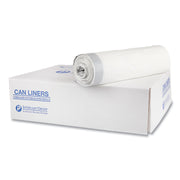 55 gal Capacity - 42.50" Length x 35.50" Width x 1.90 mil (48 Micron) Thickness - Draw Tape, Drawstring Closure - Natural - Garbage, Can Liner - 1/Carton - 1 Carton