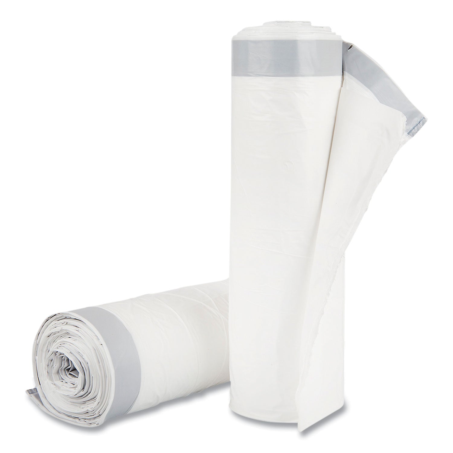55 gal Capacity - 42.50" Length x 35.50" Width x 1.90 mil (48 Micron) Thickness - Draw Tape, Drawstring Closure - Natural - Garbage, Can Liner - 1/Carton - 1 Carton