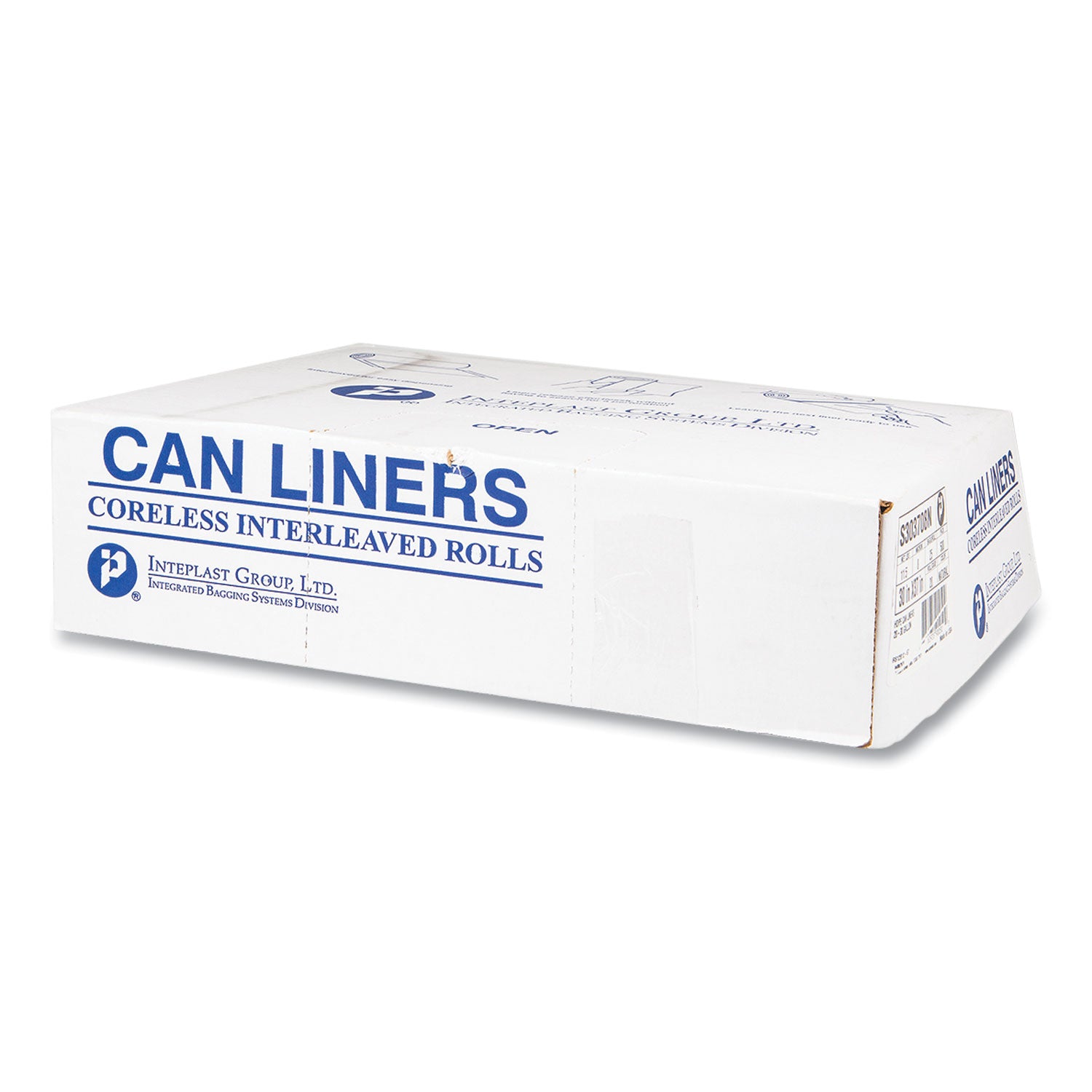 High-Density Commercial Can Liners, 16 gal, 6 mic, 24" x 33", Natural, Interleaved Roll, 50 Bags/Roll, 20 Rolls/Carton