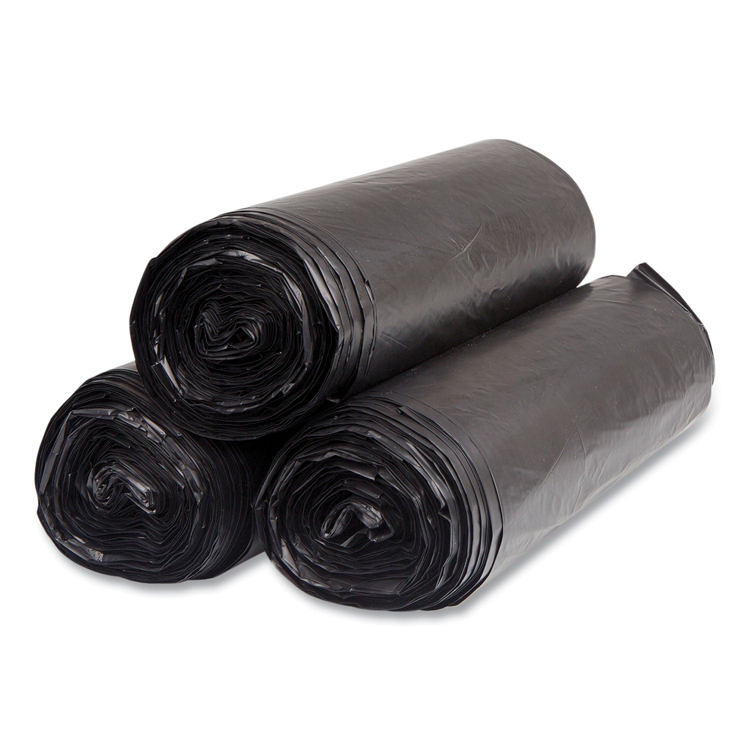 60 gal Capacity - 60" Width x 0.87 mil (22 Micron) Thickness - High Density - Black - High-density Polyethylene (HDPE) - Kitchen, Breakroom - 150 / Pack