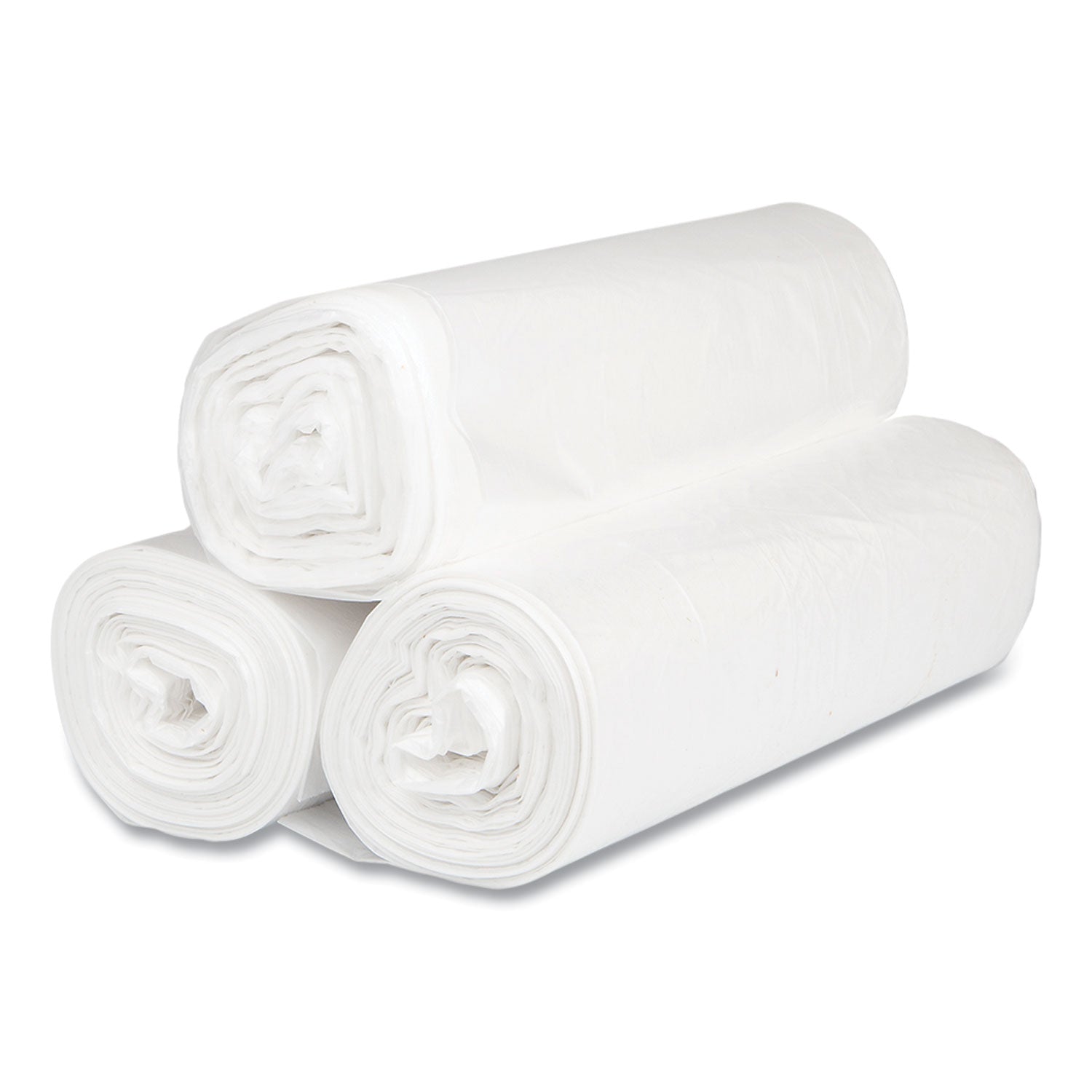 45 gal Capacity - 48" Width x 0.63 mil (16 Micron) Thickness - High Density - Natural - High-density Polyethylene (HDPE) - Kitchen, Breakroom - 250 / Case
