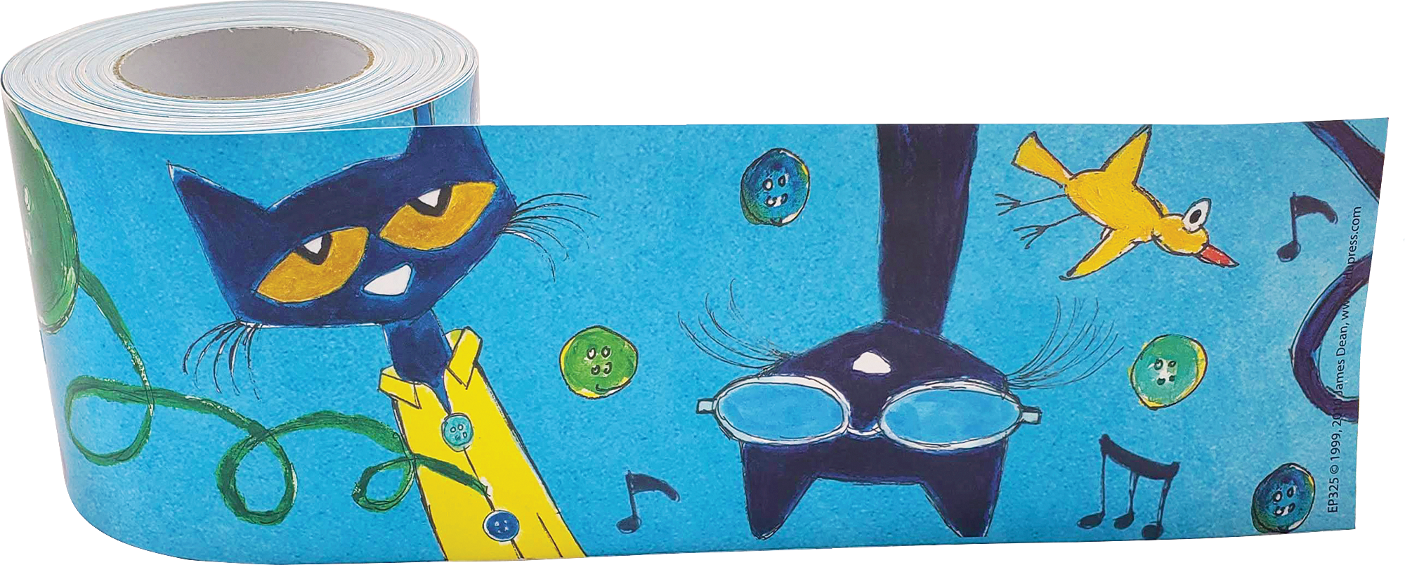 Pete the Cat® Straight Rolled Border Trim