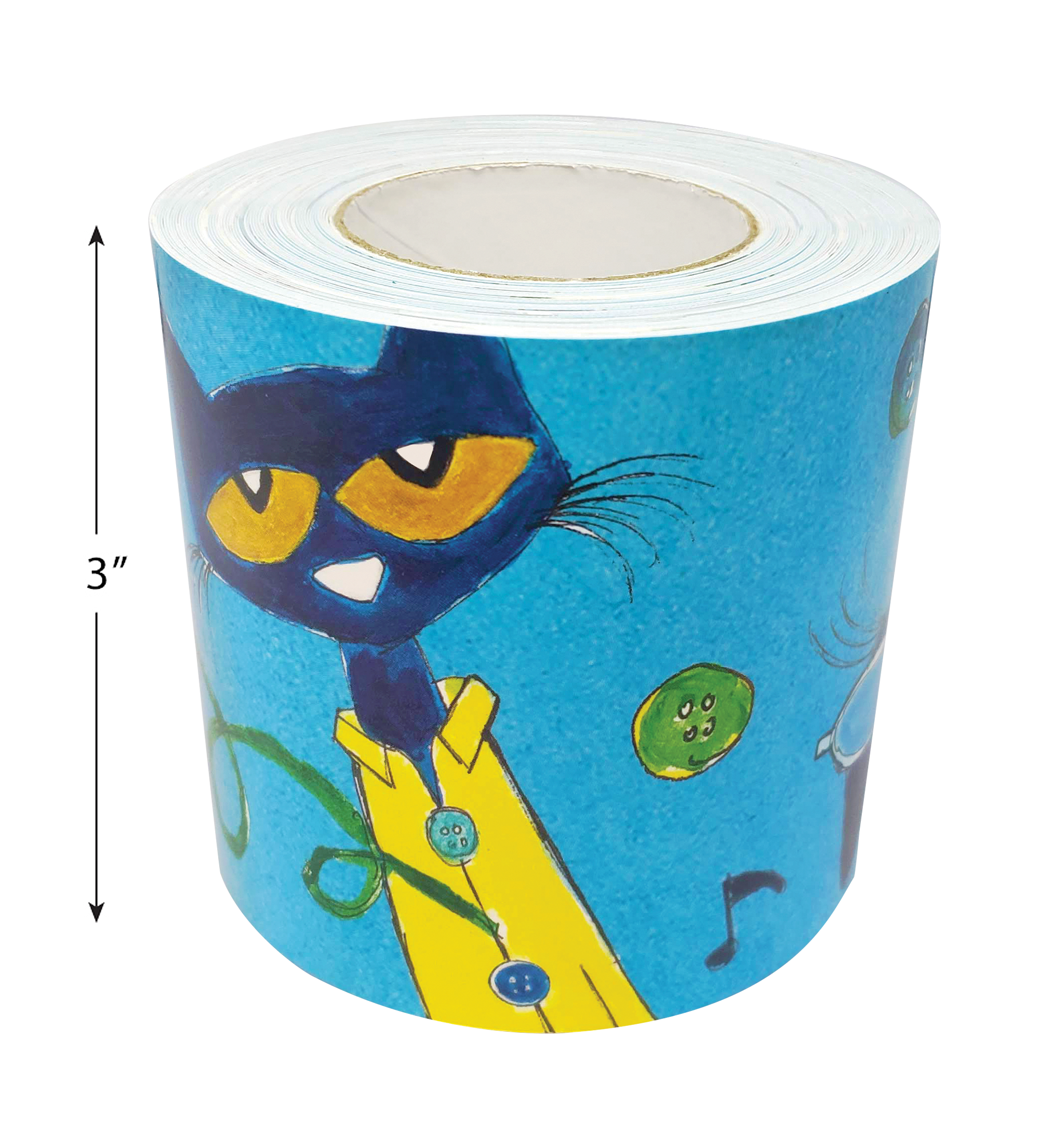 Pete the Cat® Straight Rolled Border Trim