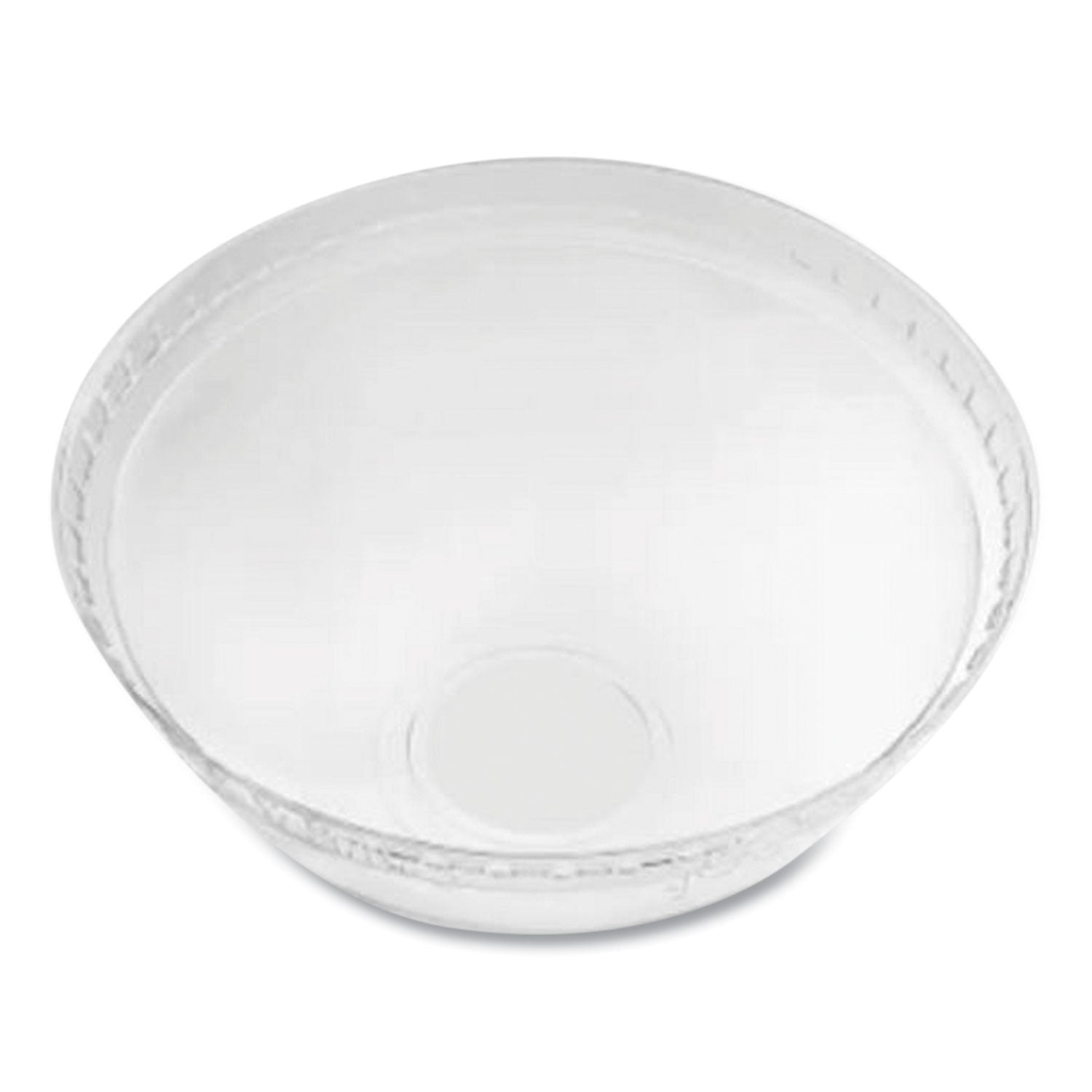 PET Lids, Dome Lid, Fits 12 oz to 24 oz Cold Cups, Plastic, Clear, 1,000/Carton
