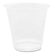 PET Plastic Cups, 3 oz, Clear, 2,500/Carton