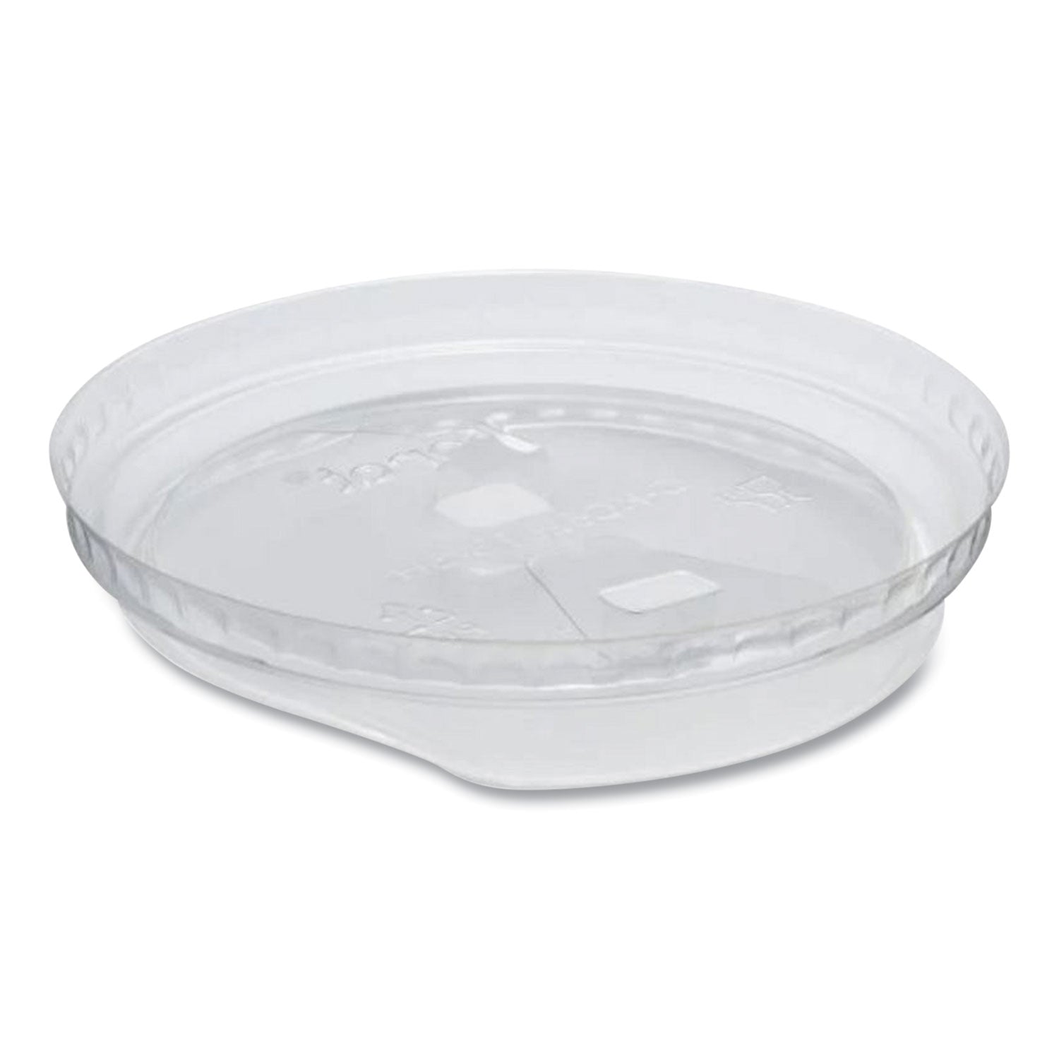 PET Lids, Strawless Sipper, Fits 12 oz to 24 oz Cold Cups, Plastic, Clear, 1,000/Carton