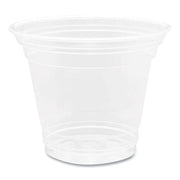 PET Plastic Cups, 9 oz, Clear, 1,000/Carton