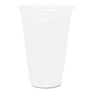 PET Plastic Cups, 20 oz, Clear, 1,000/Carton