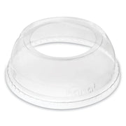 PET Lids, Wide Opening Dome, Fits 12 oz to 24 oz Cold Cups, Plastic, Clear, 1,000/Carton