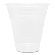 PET Plastic Cups, 98 mm Rim Diameter, 12 oz, Clear, 1,000/Carton