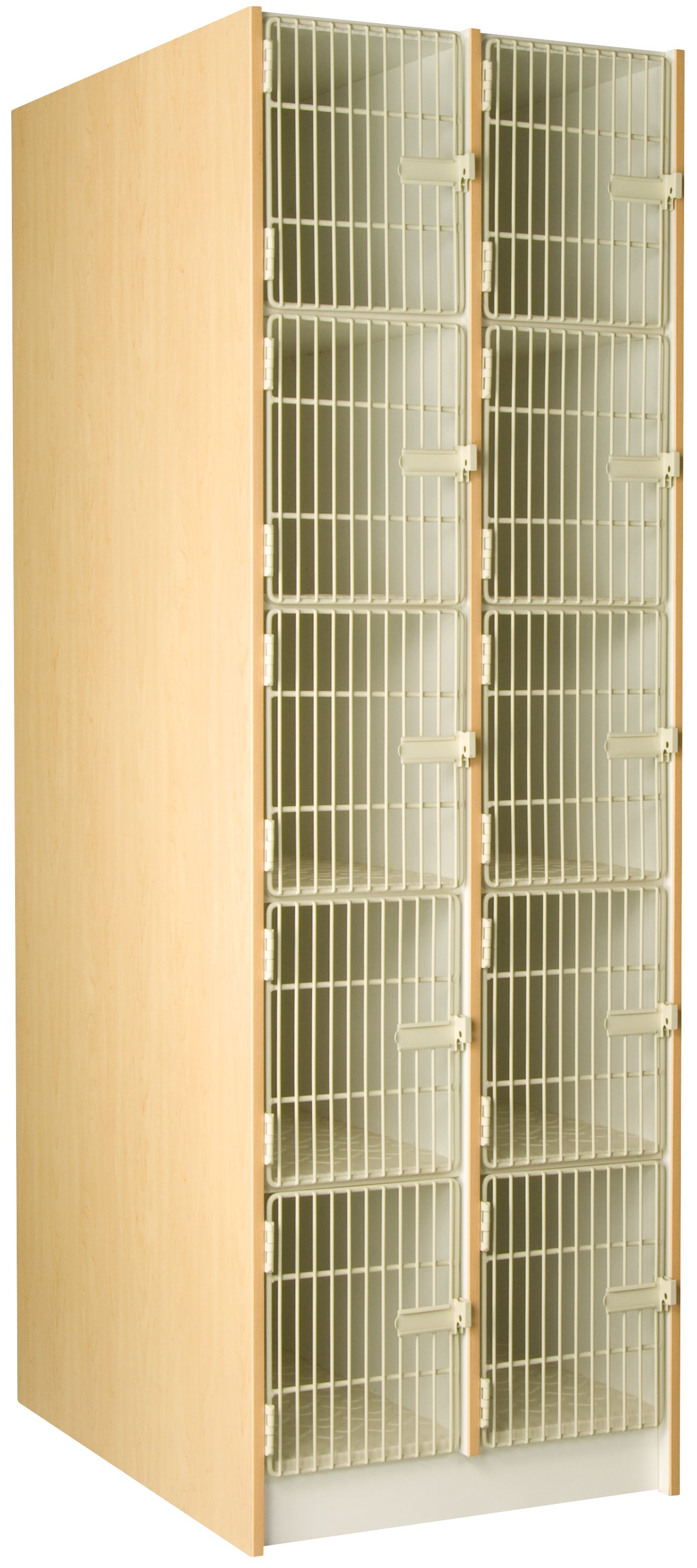 Deep Instrument Storage, Door Style: Acousti-Grille Doors, Battle Creek Oak, 84"H x 27"W x 40"D, 345LB
