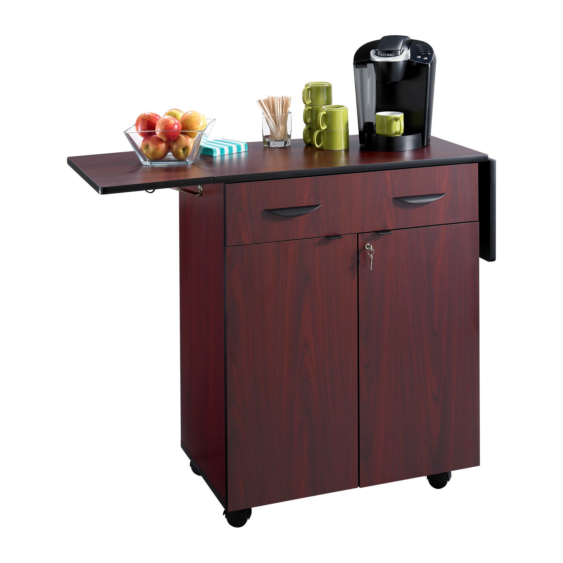 Hospitality Service Cart Mahog