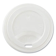 Hot Cup Lids, Sipper Lid, Fits 8 oz Hot Cups, Plastic, White, 1,000/Carton