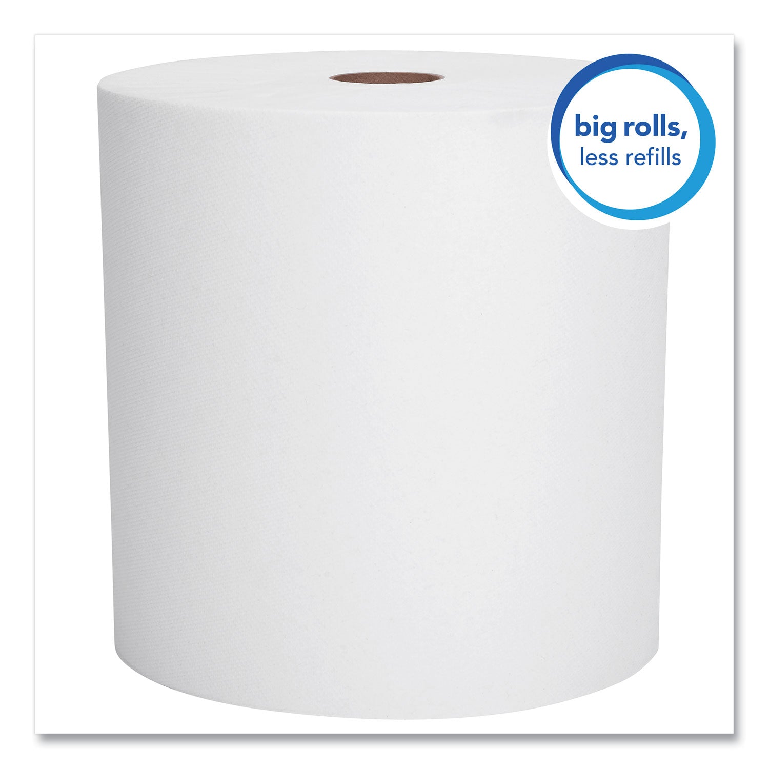 1 Ply - 8" Width x 950 ft Length - White - Paper - 6 / Carton
