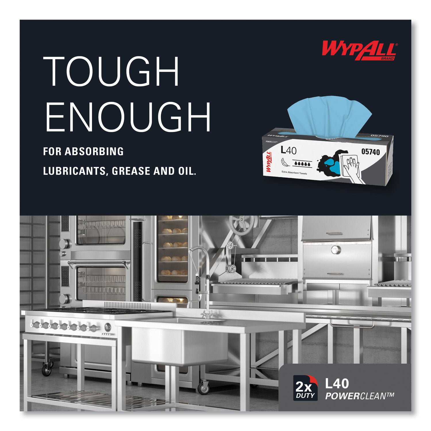 9.80" Width x 16.40" Length - Blue - 100/Box - 9 / Carton
