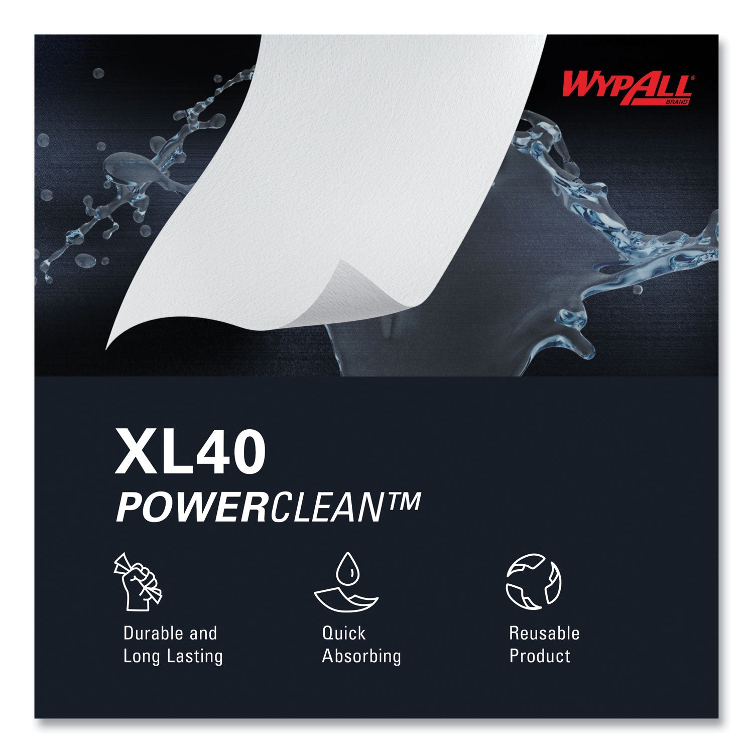 9.80" Width x 16.40" Length - Blue - 100/Box - 9 / Carton