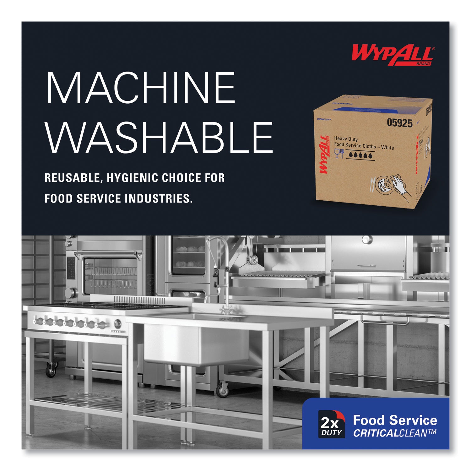 Quarter-fold - 12.50" Width x 23.50" Length - White - Hydroknit - 1 Carton