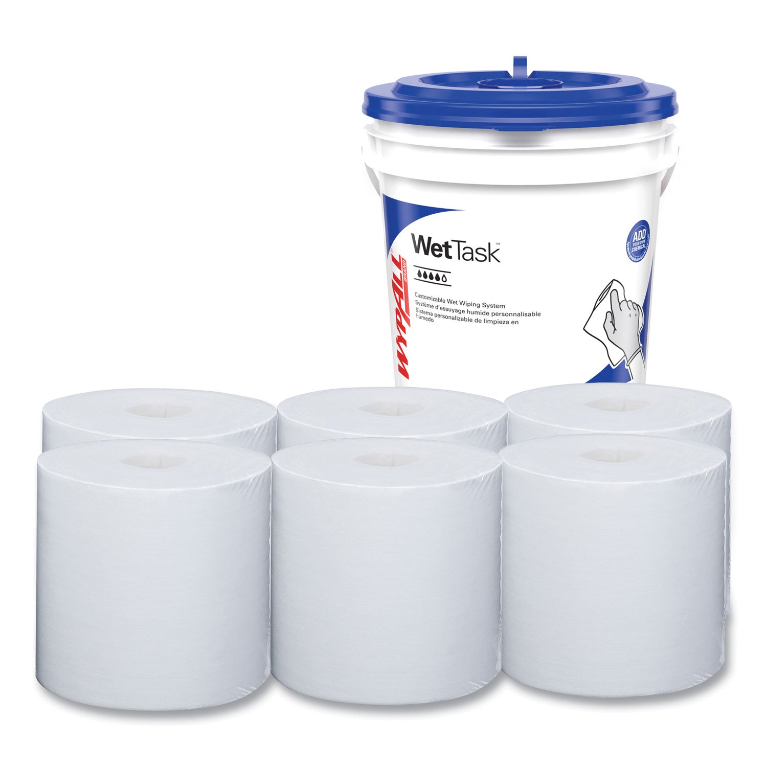 KIMTECH Wipers for Solvents - For Healthcare - 12.50" Length x 12" Width - Recommended For: Solvent Remover - Soft, Absorbent, Durable, Strong - White - 6 / Carton