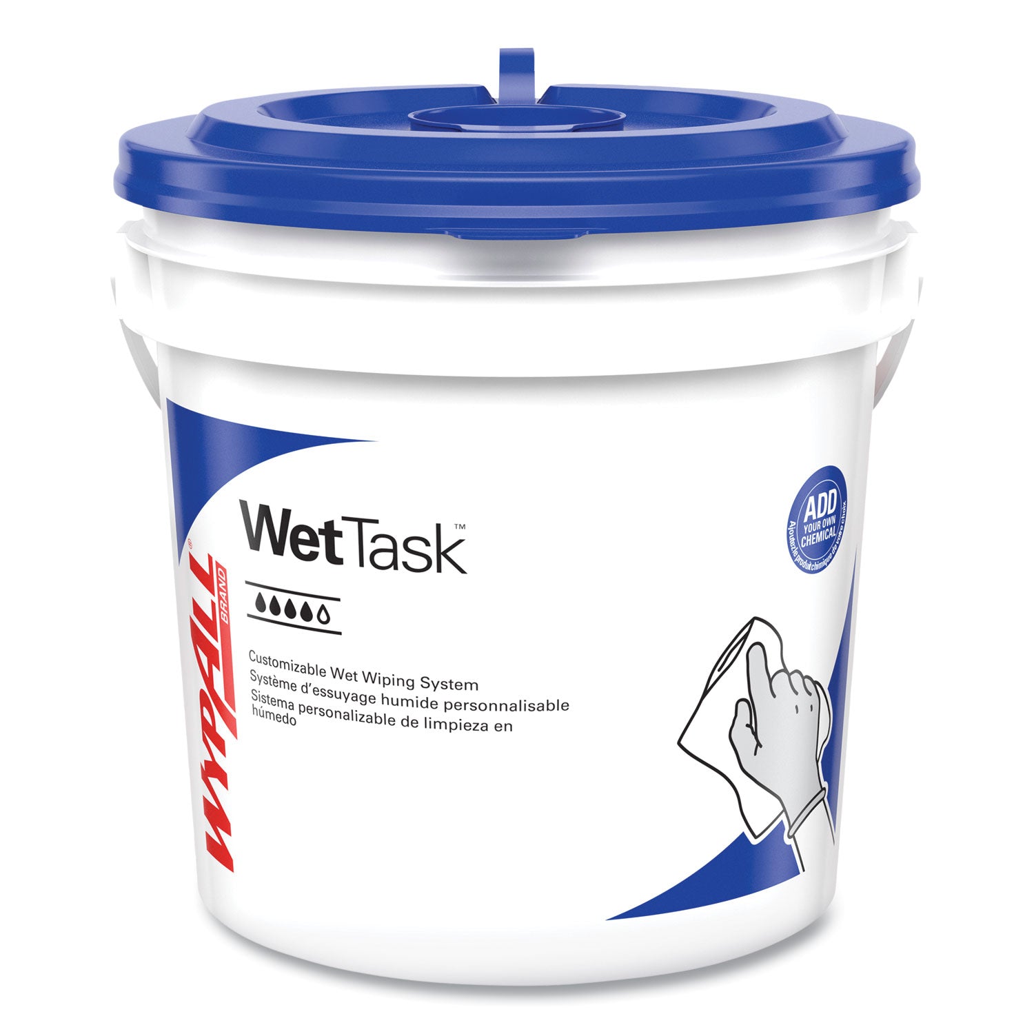KIMTECH Wipers for Solvents - For Healthcare - 12.50" Length x 12" Width - Recommended For: Solvent Remover - Soft, Absorbent, Durable, Strong - White - 6 / Carton