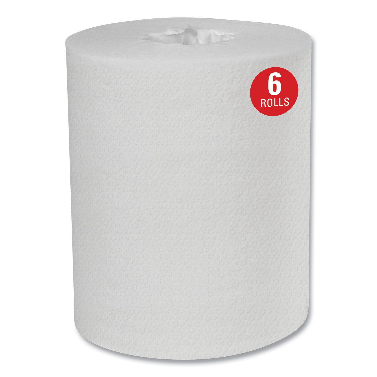 For Multi Surface - 6" Length x 12" Width - White - 140/Roll - 1 Carton