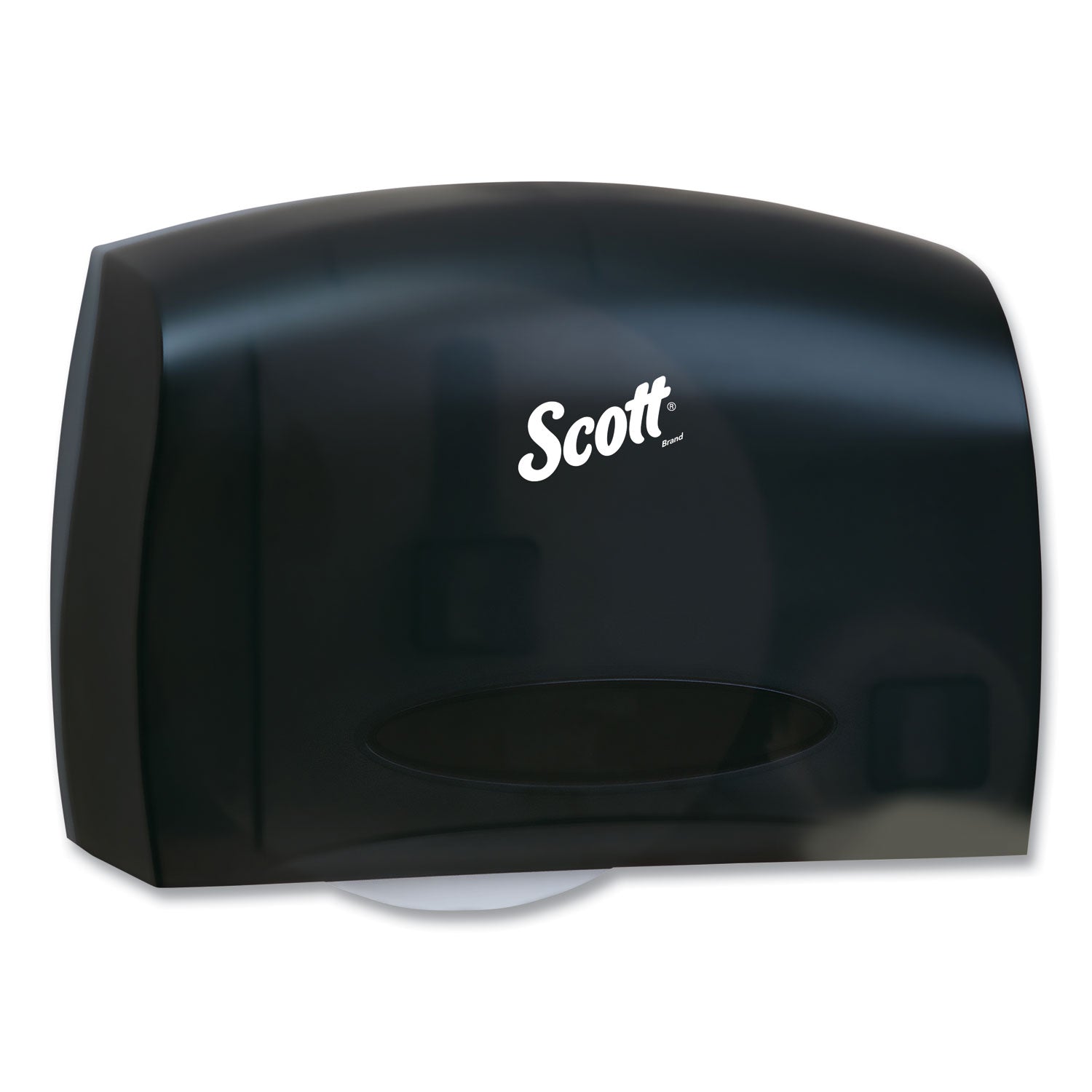 Scott Essential Coreless Jumbo Roll Toilet Paper Dispenser - Coreless Dispenser - 1 x Roll - 9.8" Height x 14.3" Width x 6" Depth - Plastic - Black - Durable - 1 Each