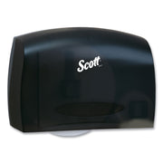 Scott Essential Coreless Jumbo Roll Toilet Paper Dispenser - Coreless Dispenser - 1 x Roll - 9.8" Height x 14.3" Width x 6" Depth - Plastic - Black - Durable - 1 Each