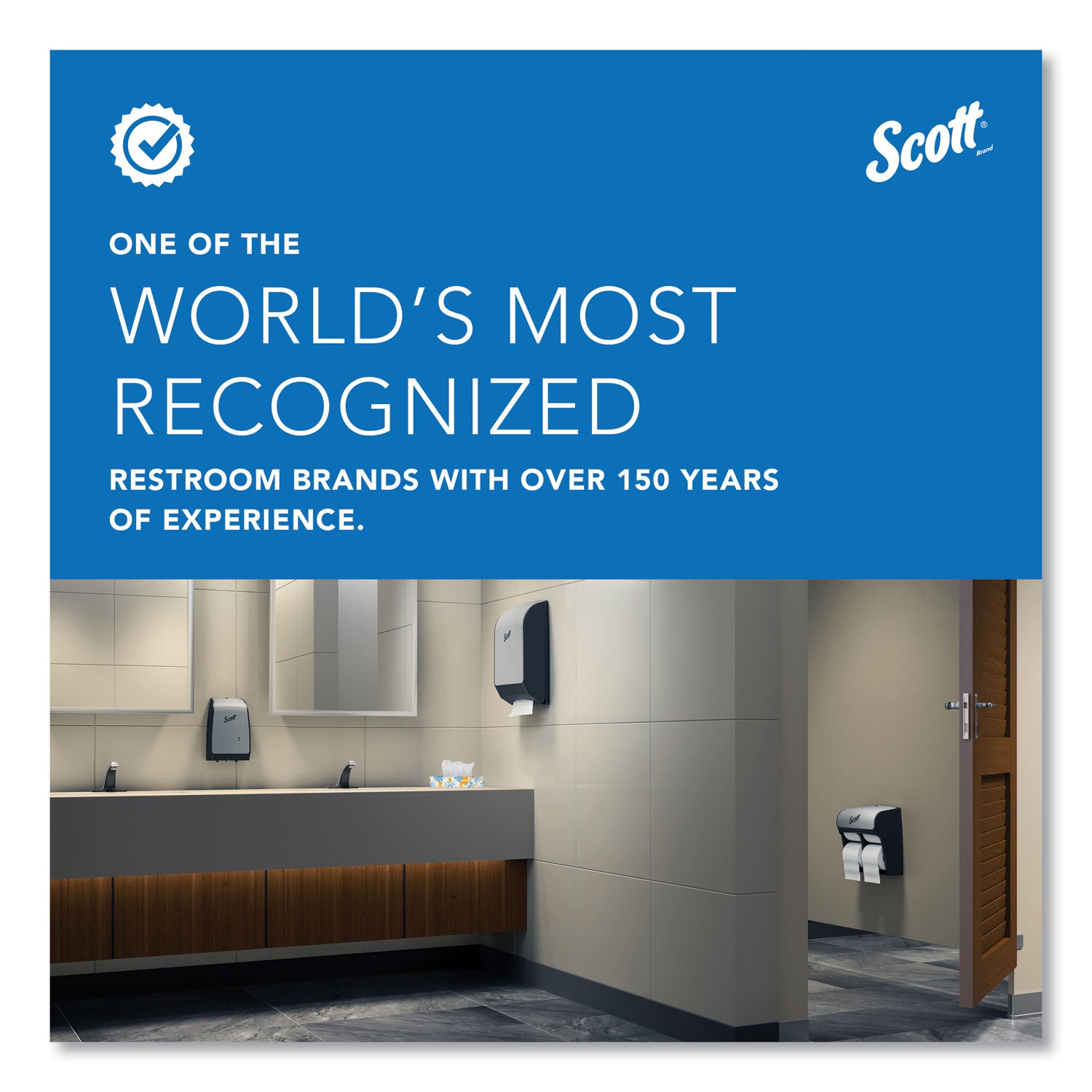 Scott Essential Coreless Jumbo Roll Toilet Paper Dispenser - Coreless Dispenser - 1 x Roll - 9.8" Height x 14.3" Width x 6" Depth - Plastic - Black - Durable - 1 Each