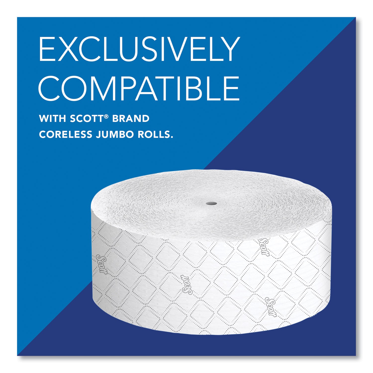 Scott Essential Coreless Jumbo Roll Toilet Paper Dispenser - Coreless Dispenser - 1 x Roll - 9.8" Height x 14.3" Width x 6" Depth - Plastic - Black - Durable - 1 Each