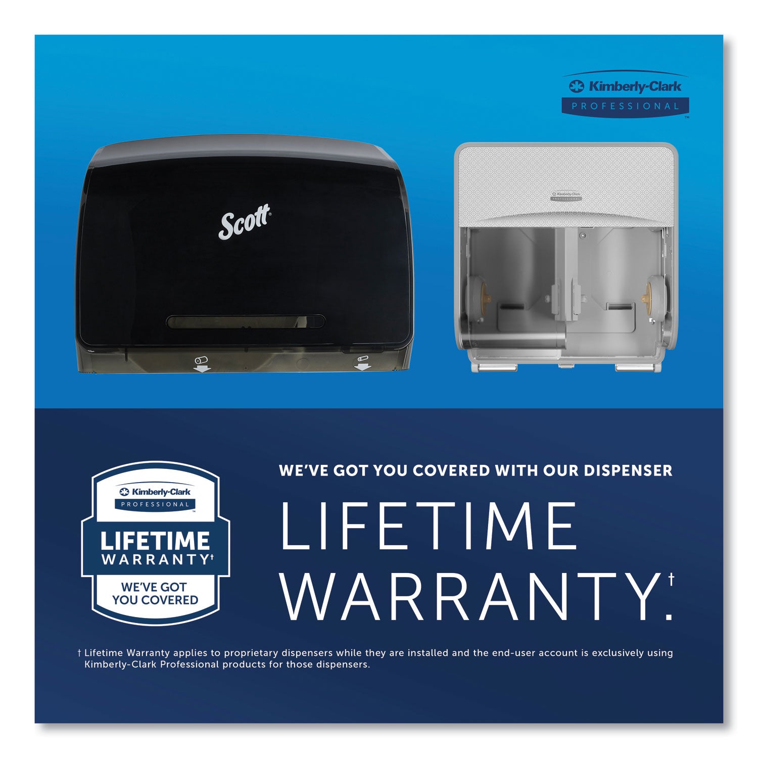 Scott Essential Coreless Jumbo Roll Toilet Paper Dispenser - Coreless Dispenser - 1 x Roll - 9.8" Height x 14.3" Width x 6" Depth - Plastic - Black - Durable - 1 Each
