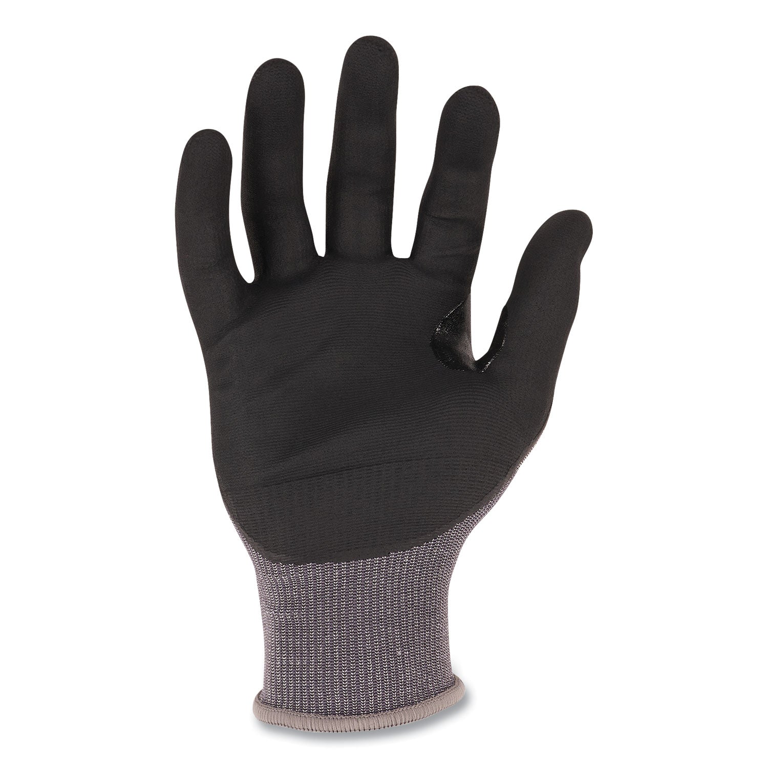 Ergodyne ProFlex 7043 Nitrile-Coated Cut-Resistant Gloves, Medium, Gray, Touchscreen Capable, ANSI A4 Cut Level, 18-Gauge HPPE/Nylon Spandex, 2 Pairs per Pack