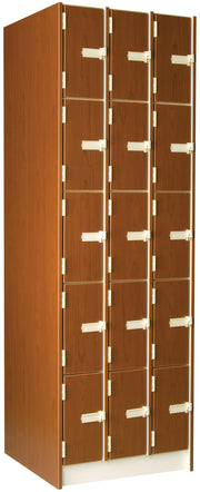 Deep Instrument Storage, Door Style: Solid Doors, Battle Creek Oak, 84"H x 27"W x 29"D, 345LB