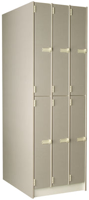 Deep Instrument Storage, Door Style: Solid Doors, Battle Creek Oak, 84"H x 27"W x 40"D, 382LB