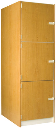 Deep Instrument Storage, Door Style: Solid Doors, Battle Creek Oak, 84"H x 27"W x 40"D, 280LB