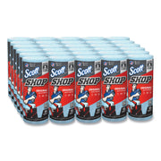 Shop Towels, Standard Roll, 1-Ply, 9.4 X 11, Blue, 55/Roll, 30 Rolls/Carton