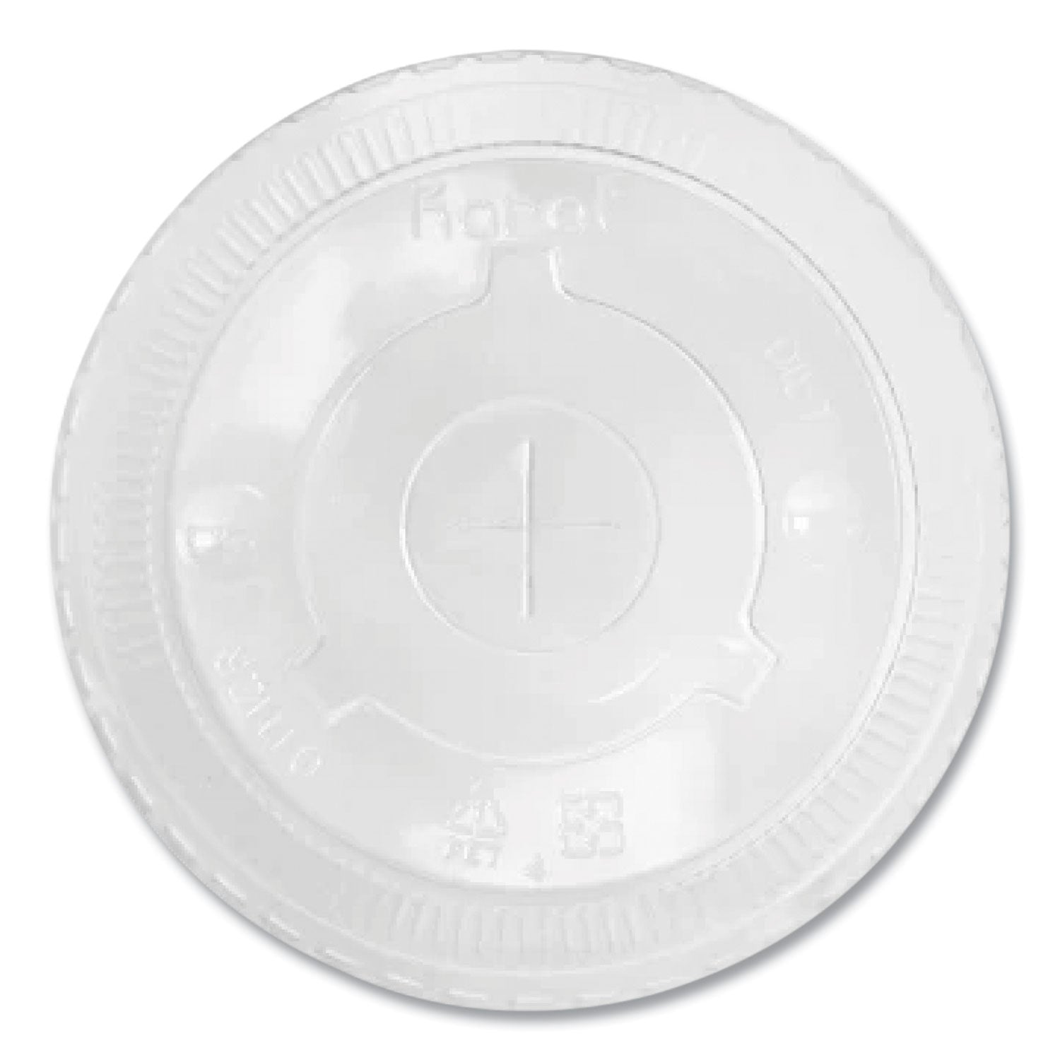 PET Lids, Flat Lid, Fits 32 oz Cold Cups, Plastic, Clear, 600/Carton