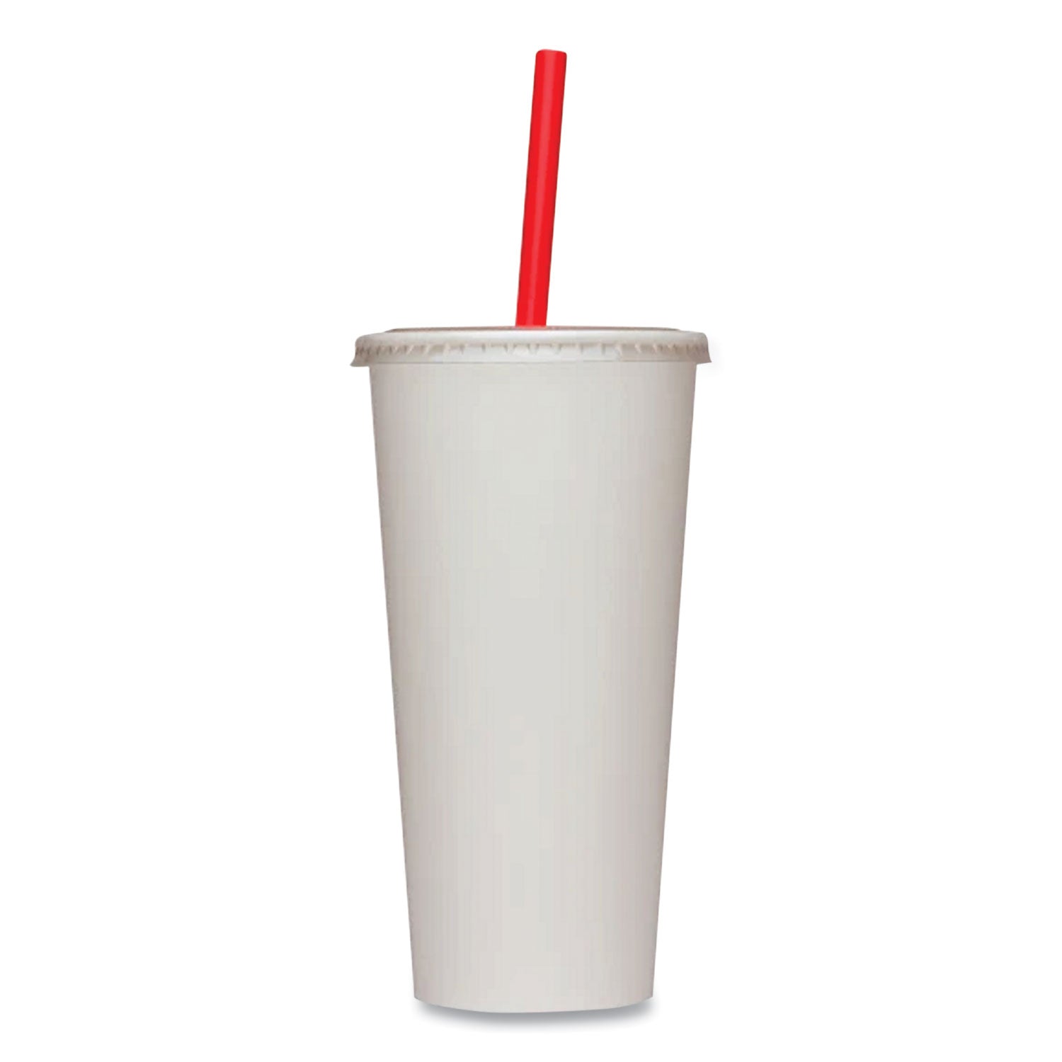 PET Lids, Flat Lid, Fits 12 oz to 22 oz Cold Cups, Plastic, Clear, 1,000/Carton