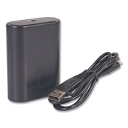 For Heated Vest - Lithium Ion (Li-Ion) - 5000 mAh - 36 W - 7.2 V DC Output - Black