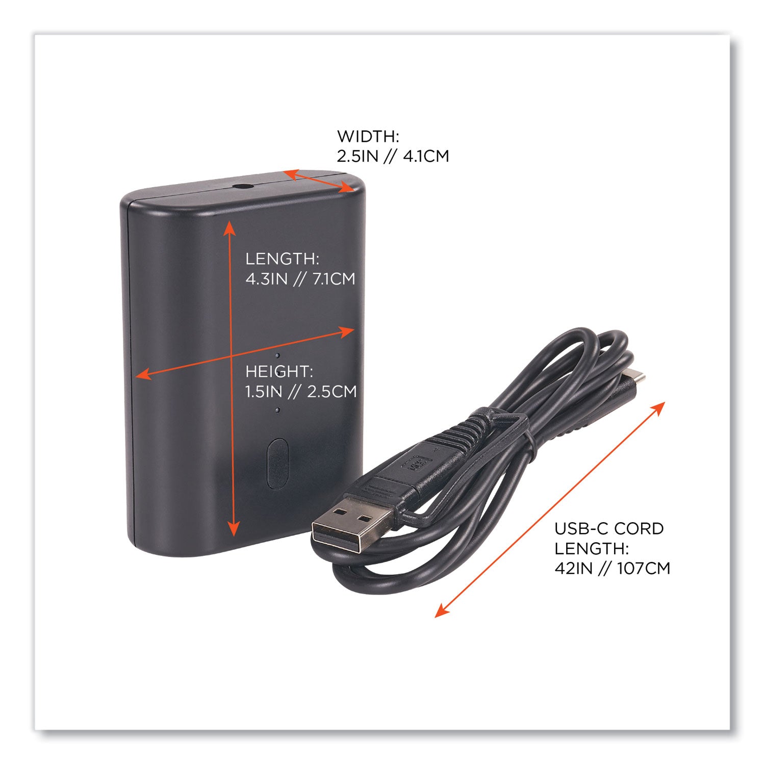 For Heated Vest - Lithium Ion (Li-Ion) - 5000 mAh - 36 W - 7.2 V DC Output - Black
