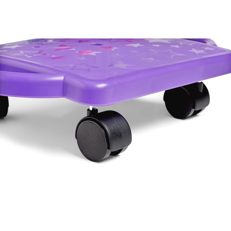 SCOOTER, PLASTIC W/HANDLES PURPLE