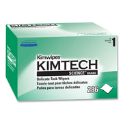 KIMTECH Science Kimwipes Delicate Task Wipers - 1 Ply - 4.39" Width x 8.20" Length - White - 286 / Box