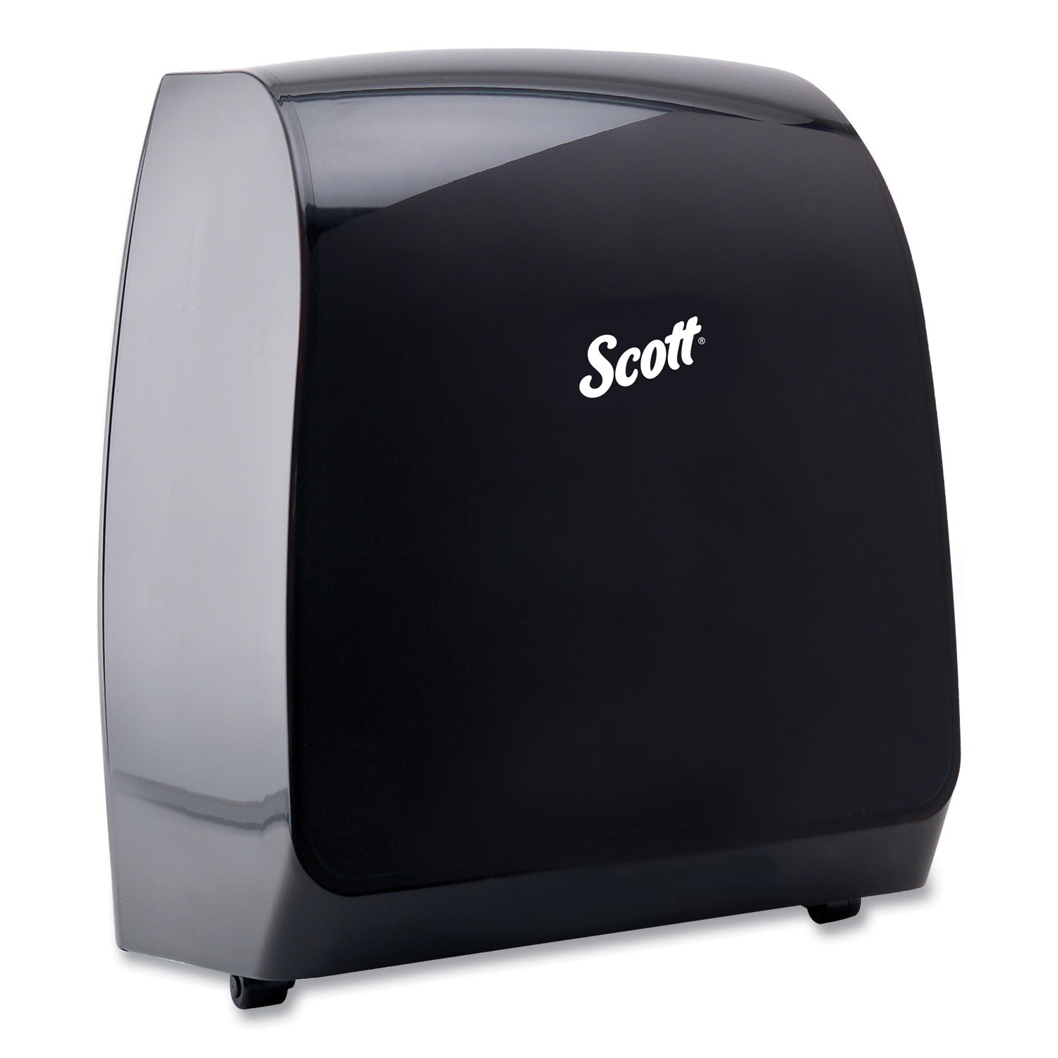 Scott Pro Automatic Hard Roll Towel Dispenser - Touchless Dispenser - 16.4" Height x 12.7" Width x 9.2" Depth - Black - Touch-free - 1 Each